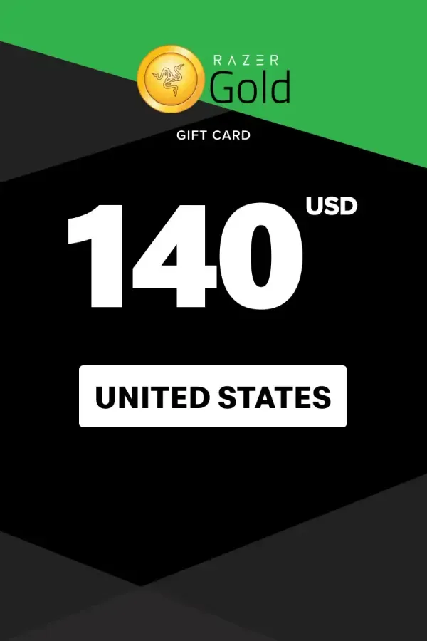 Razer Gold 140 USD - Razer Key - UNITED STATES