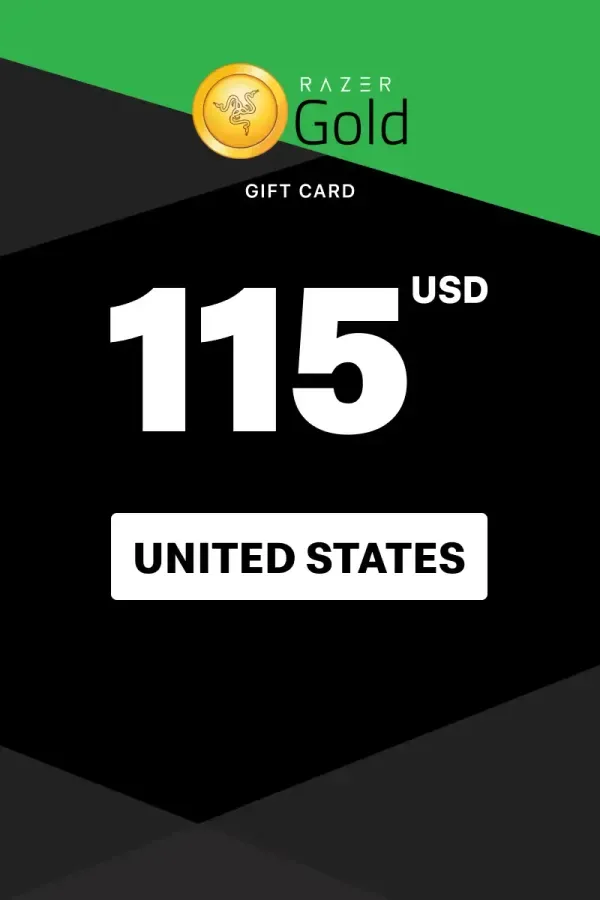Razer Gold 115 USD - Razer Key - UNITED STATES