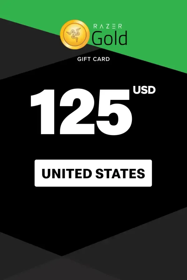 Razer Gold 125 USD - Razer Key - UNITED STATES