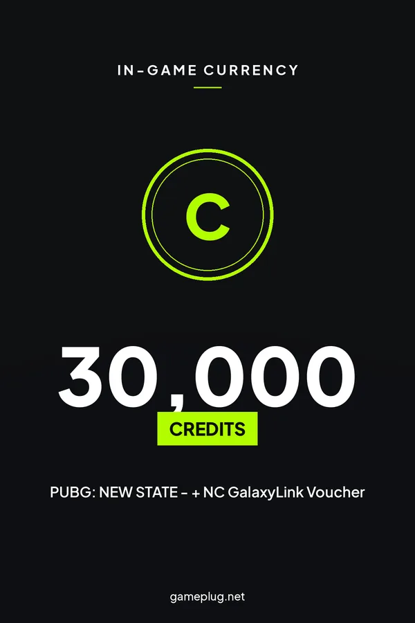PUBG: NEW STATE - 30000 + 5000 NC GalaxyLink Voucher