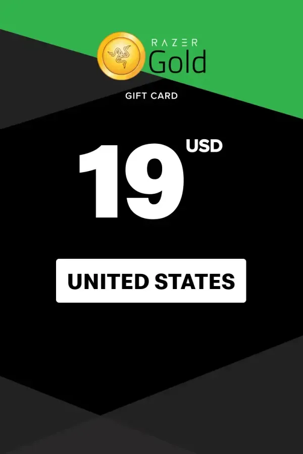 Razer Gold 19 USD - Razer Key - UNITED STATES