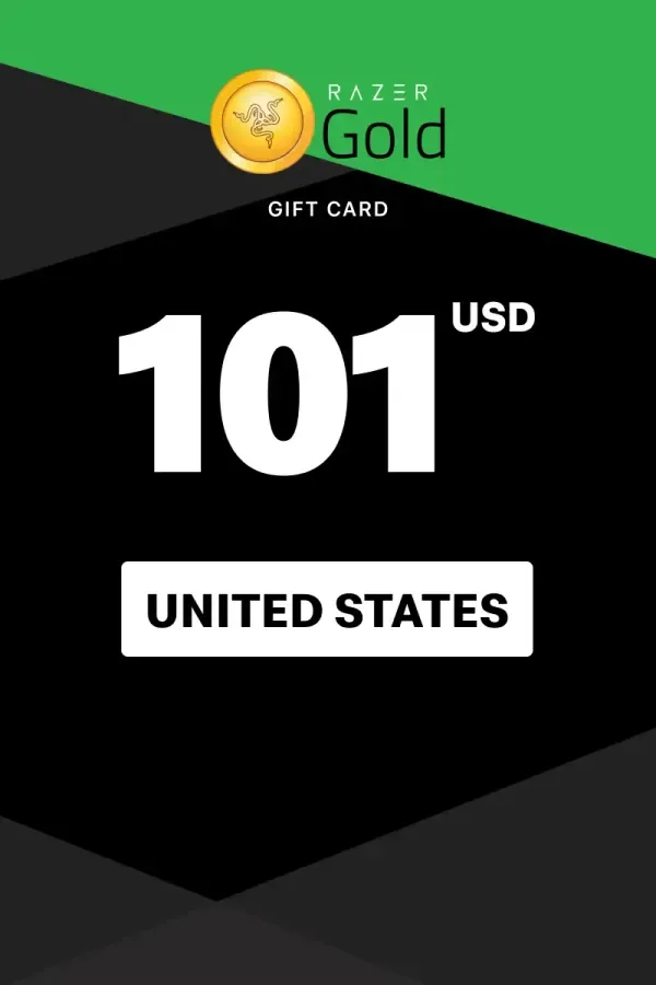 Razer Gold 101 USD - Razer Key - UNITED STATES