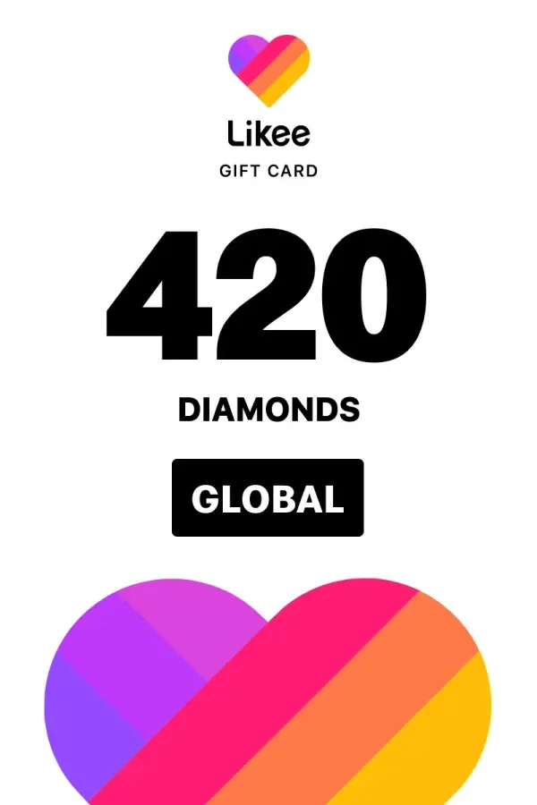 Likee Gift Card 420 Diamonds - Likee Key - GLOBAL