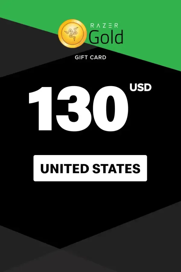 Razer Gold 130 USD - Razer Key - UNITED STATES
