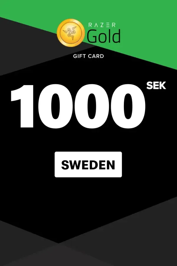 Razer Gold 1000 SEK - Razer Key - SWEDEN
