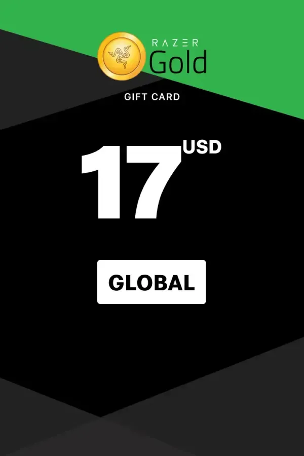 Razer Gold 17 USD - Razer Key - UNITED STATES