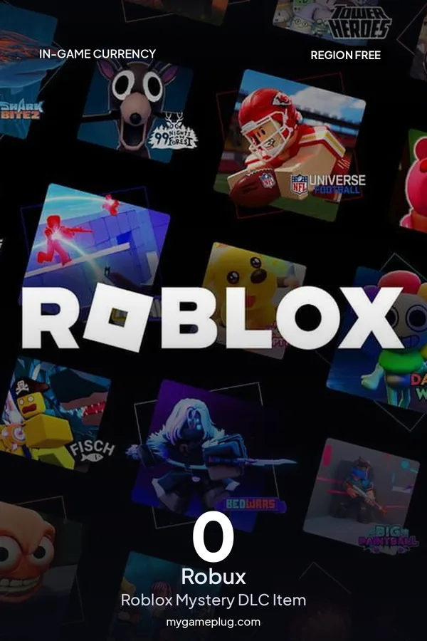 Roblox Game eCard 10 000 Robux Mystery DLC Item
