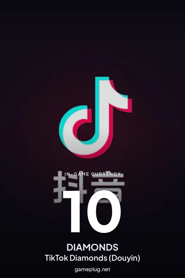 TikTok Diamonds (Douyin) 10 Diamonds - TikTok Douyin - CHINA