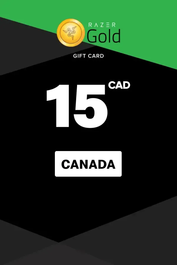 Razer Gold 15 CAD - Razer Key - CANADA