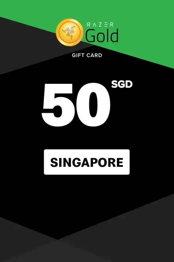 Razer Gold 50 SGD - Razer Key - SINGAPORE