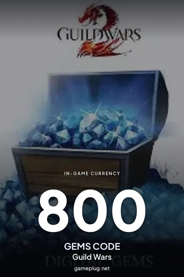 Guild Wars 2 800 Gems Code