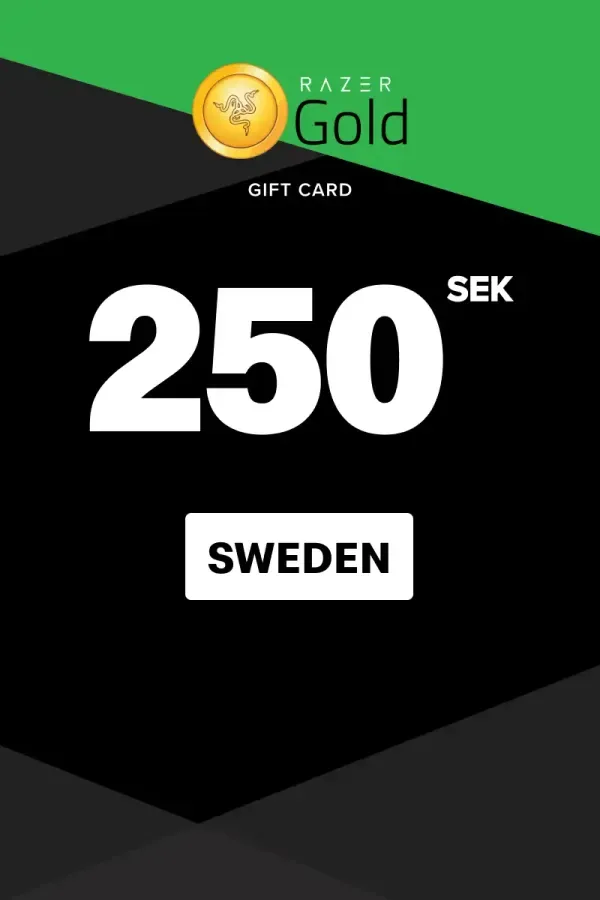 Razer Gold 250 SEK - Razer Key - SWEDEN