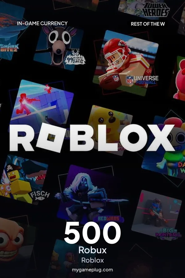 Roblox Game eCard 500 Robux