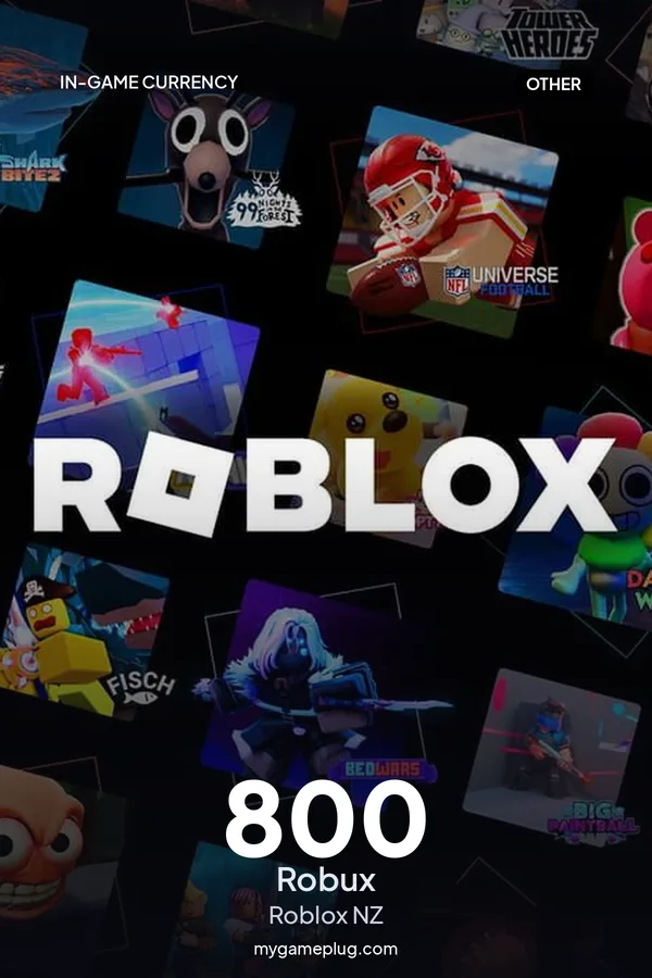 Roblox Game eCard 800 Robux NZ