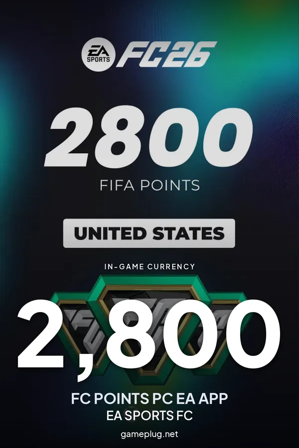 EA SPORTS FC 26 - 2800 FC Points PC EA App