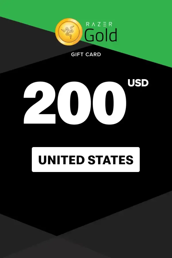 Razer Gold 200 USD - Razer Key - GLOBAL