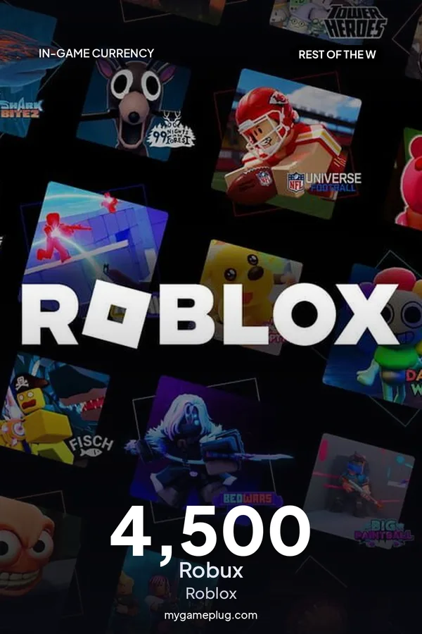 Roblox Game eCard 4500 Robux