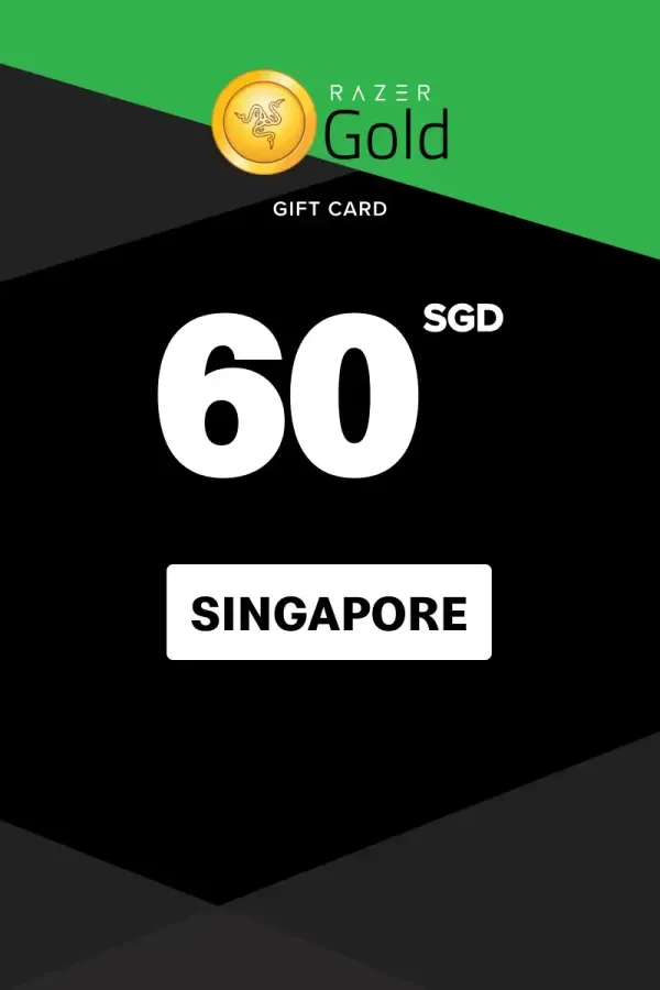 Razer Gold 60 SGD - Razer Key - SINGAPORE