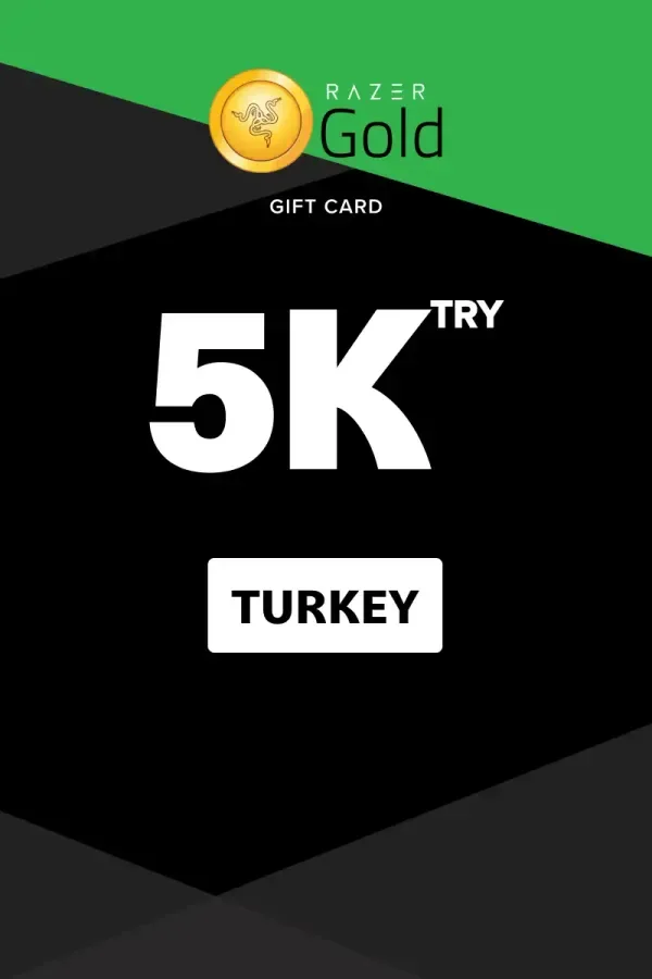 Razer Gold 5000 TRY - Razer Key - TURKEY