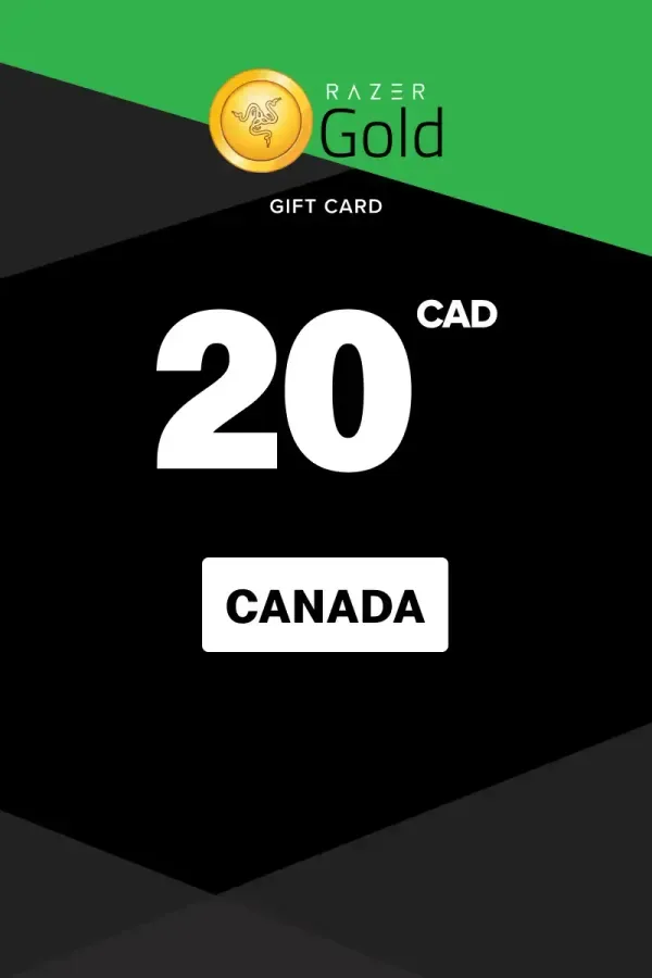 Razer Gold 20 CAD - Razer Key - CANADA