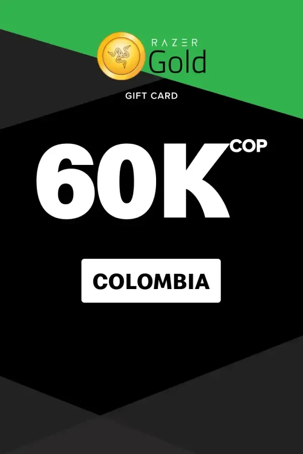 Razer Gold 60000 COP - Razer Key - COLOMBIA