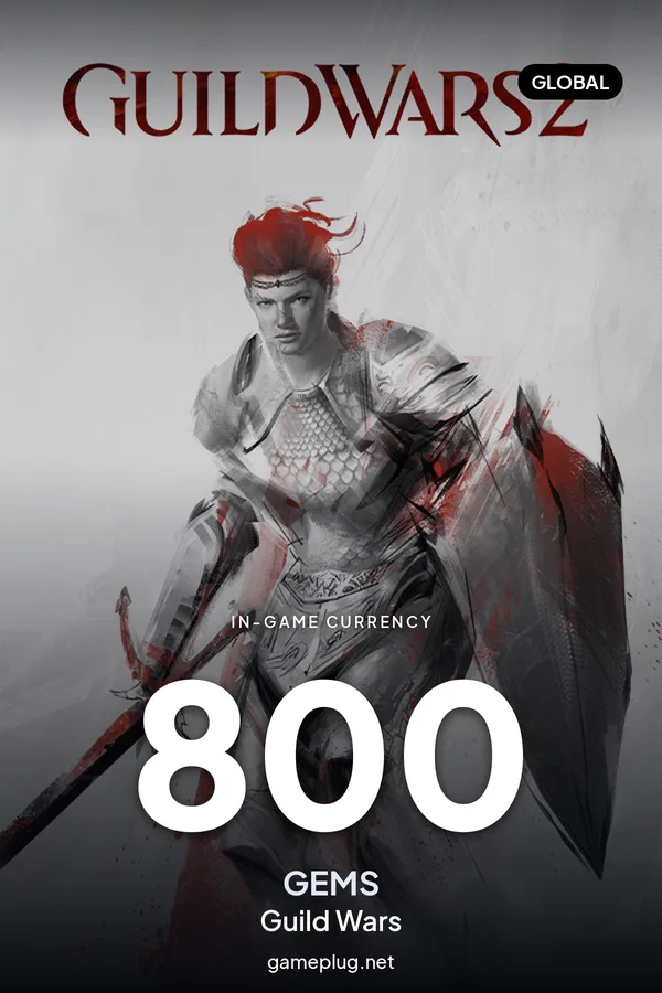 Guild Wars 2 GAMECARD 800 Gems - NCSoft Key - GLOBAL