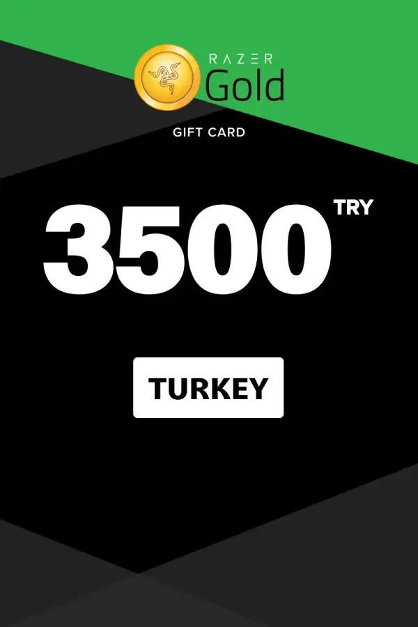Razer Gold 3500 TRY - Razer Key - TURKEY