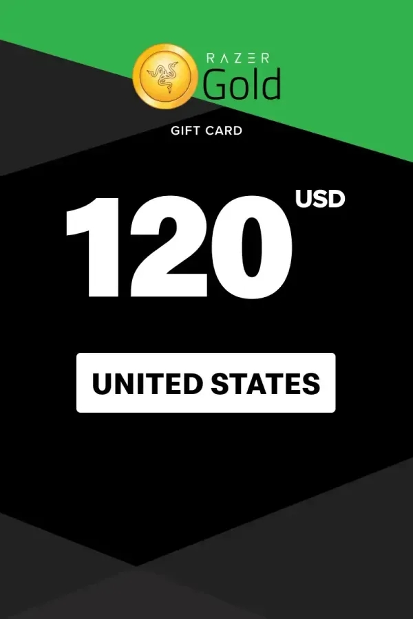 Razer Gold 120 USD - Razer Key - UNITED STATES