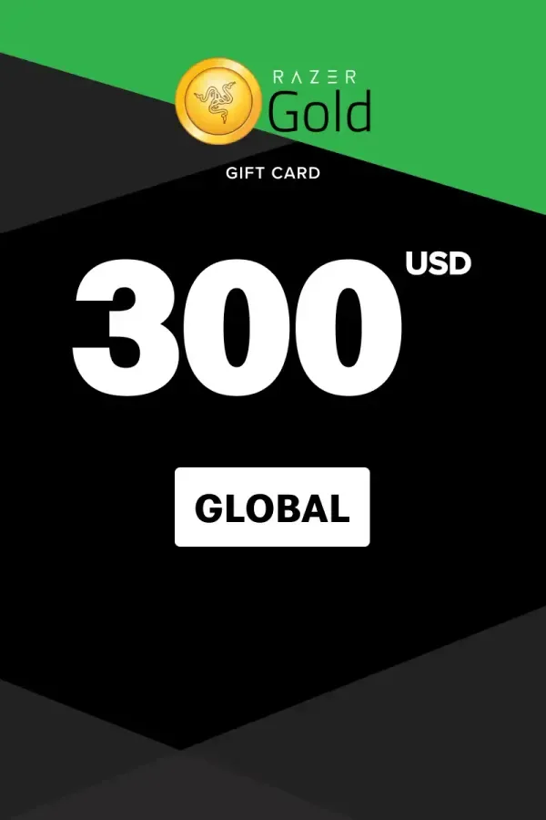 Razer Gold 300 USD - Razer Key - GLOBAL