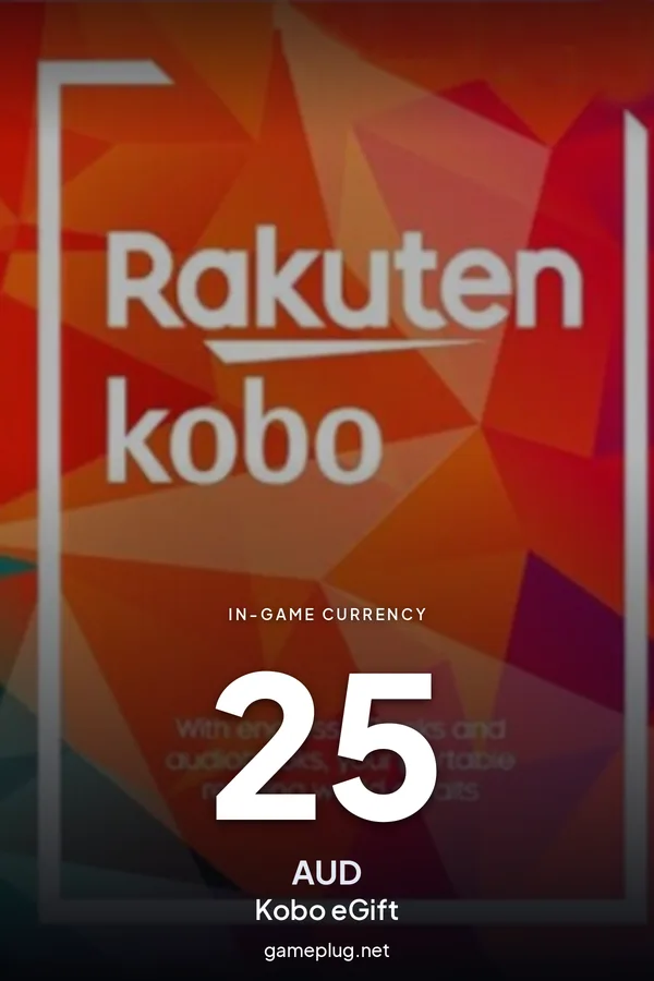 Kobo eGift Card 25 AUD - Kobo Key - For AUD Currency Only