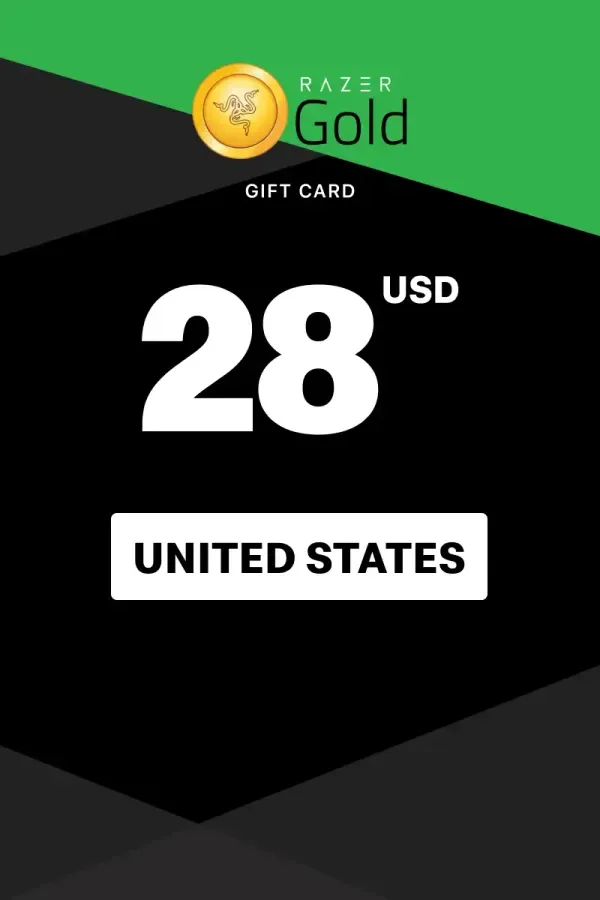 Razer Gold 28 USD - Razer Key - UNITED STATES