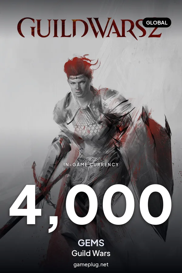Guild Wars 2 GAMECARD 4000 Gems - NCSoft Key - GLOBAL