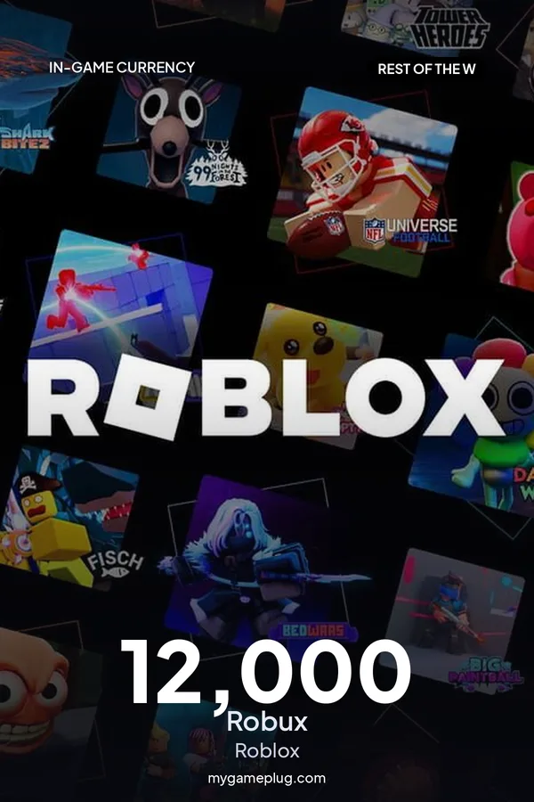 Roblox Game eCard 12000 Robux
