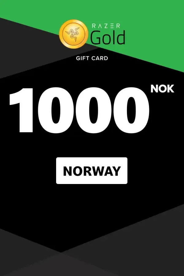 Razer Gold 1000 NOK - Razer Key - NORWAY