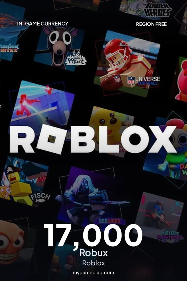 Roblox Game eCard 17000 Robux