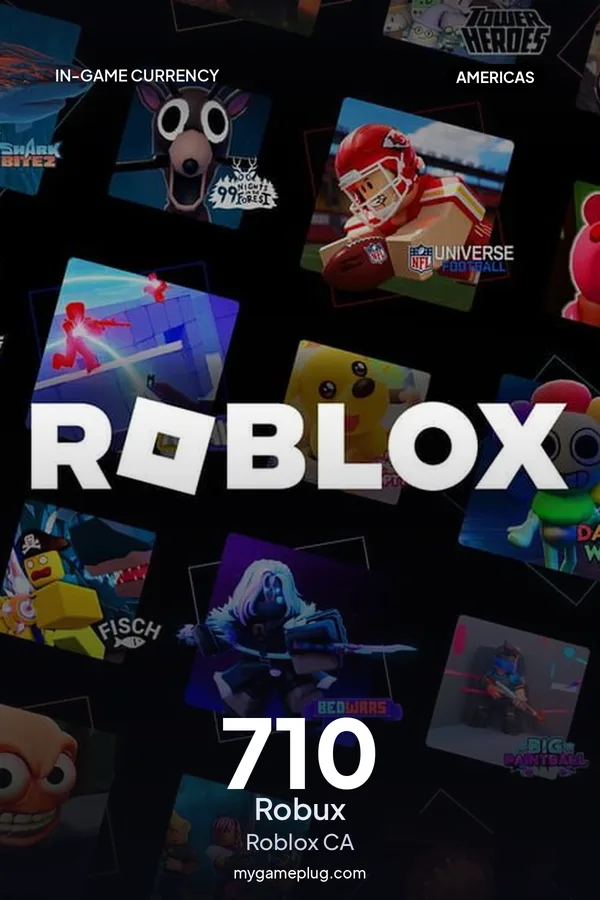 Roblox Game eCard 710 Robux CA