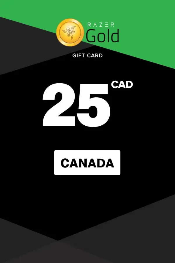 Razer Gold 25 CAD - Razer Key - CANADA