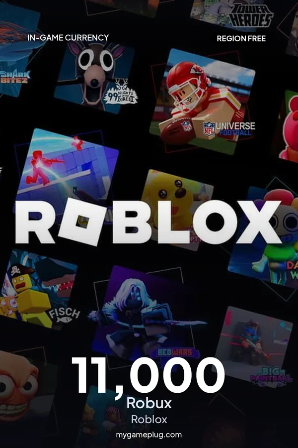 Roblox Game eCard 11000 Robux