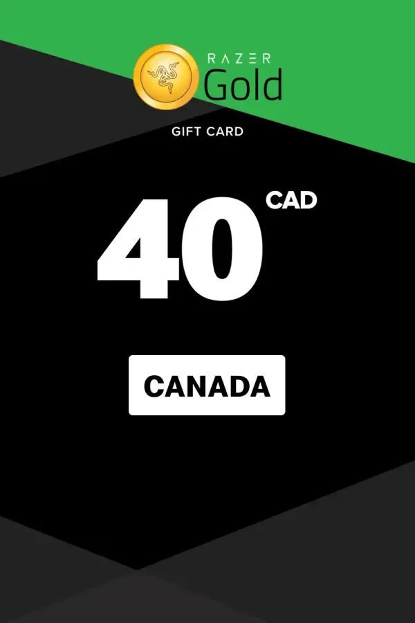Razer Gold 40 CAD - Razer Key - CANADA