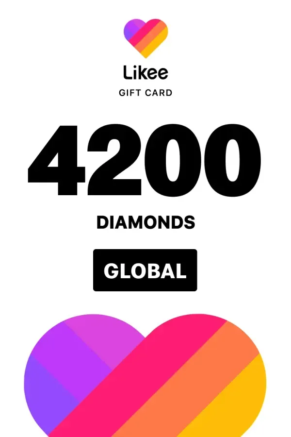 Likee Gift Card 4200 Diamonds - Likee Key - GLOBAL