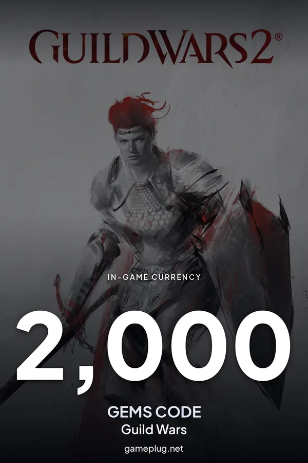 Guild Wars 2 US 2000 Gems Code