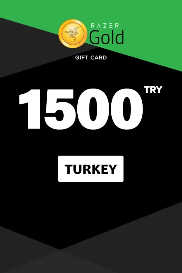 Razer Gold 1500 TRY - Razer Key - TURKEY