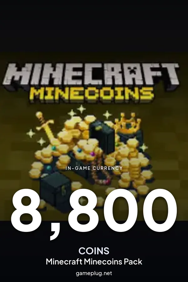 Minecraft Minecoins Pack - 8800 Coins