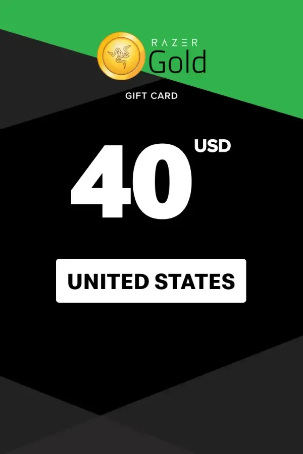 Razer Gold 40 USD - Razer Key - GLOBAL