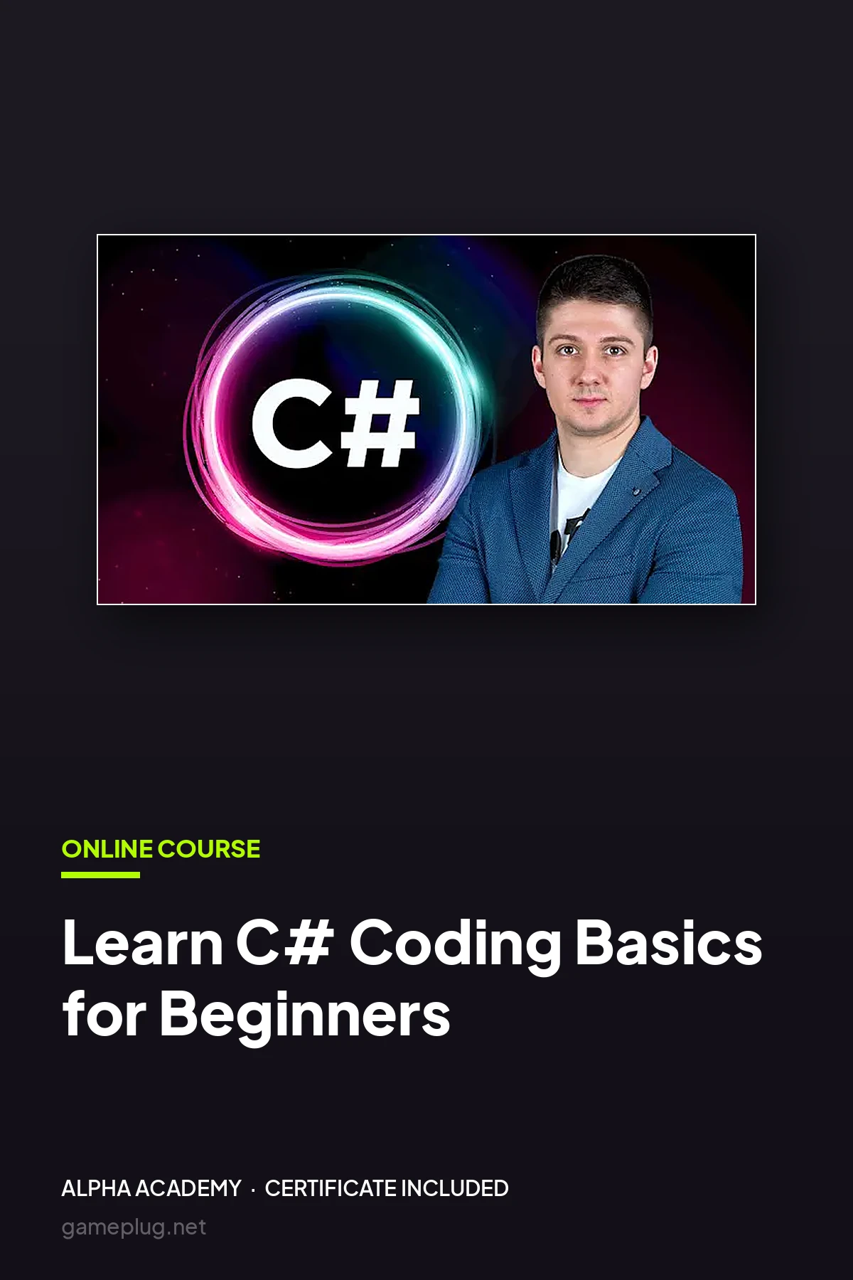 Learn C# Coding Basics for Beginners Online Course Alpha Academy Code