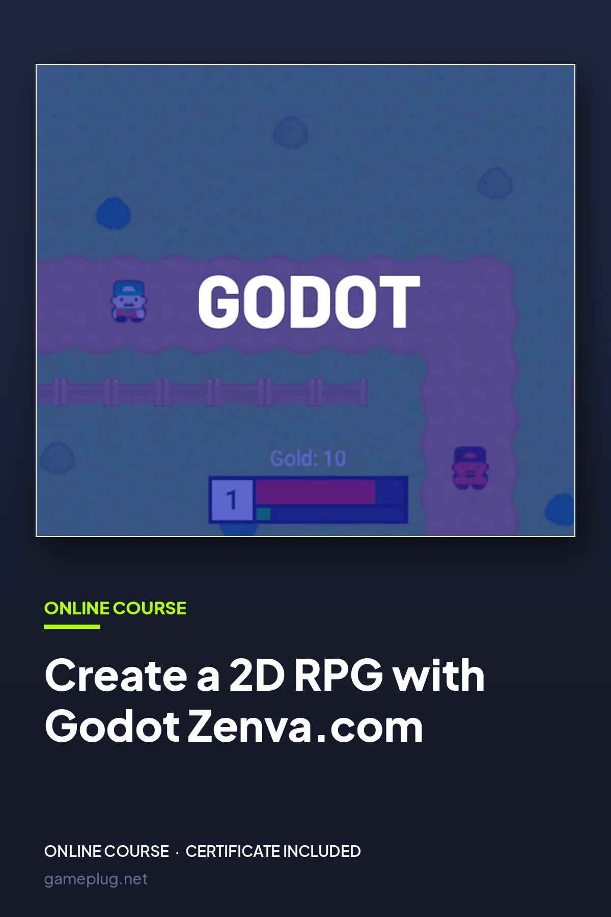 Create a 2D RPG with Godot Zenva.com Code