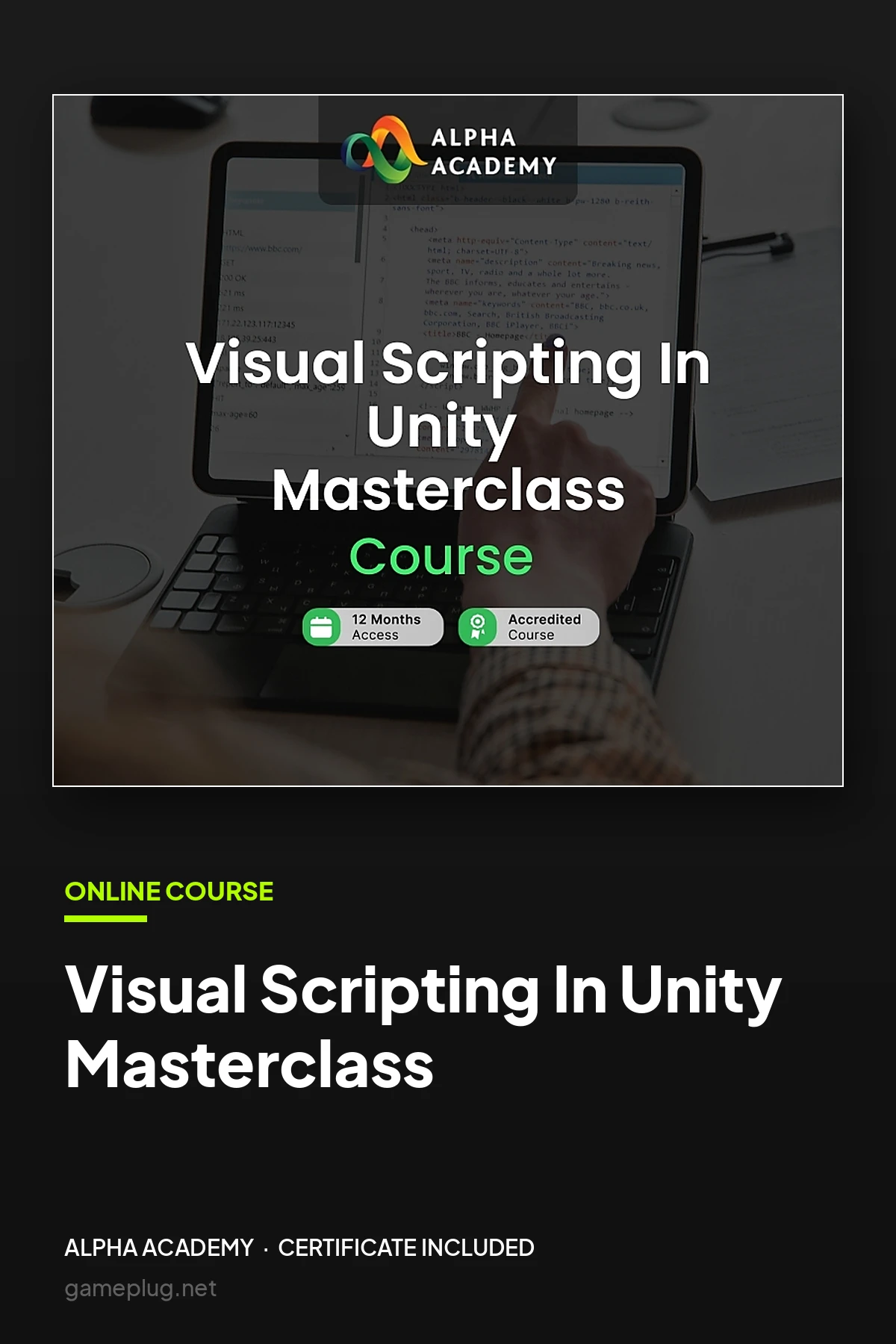 Visual Scripting In Unity Masterclass Alpha Academy Code