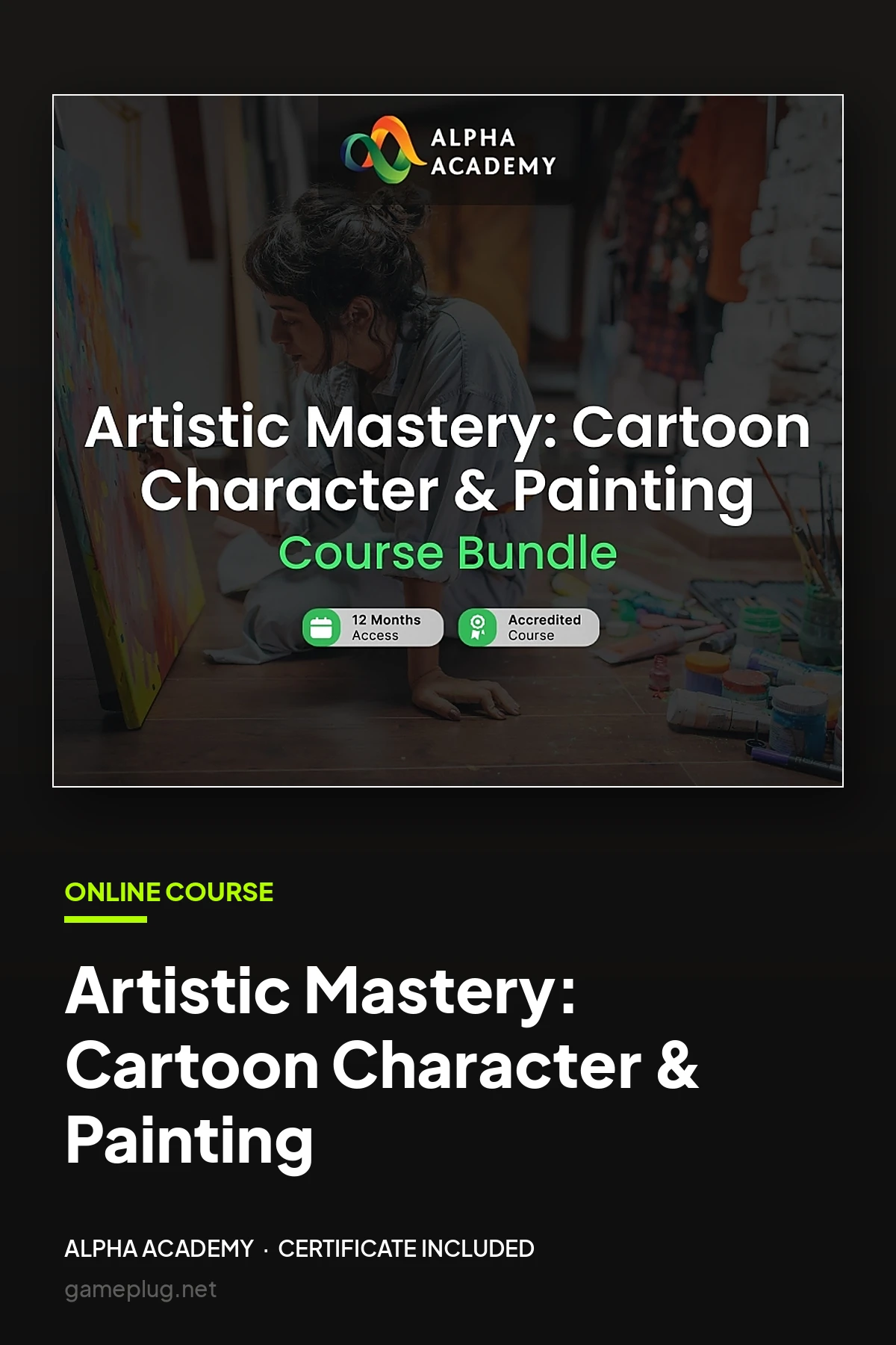 Artistic Mastery: Cartoon Character & Painting Bundle Alpha Academy Code