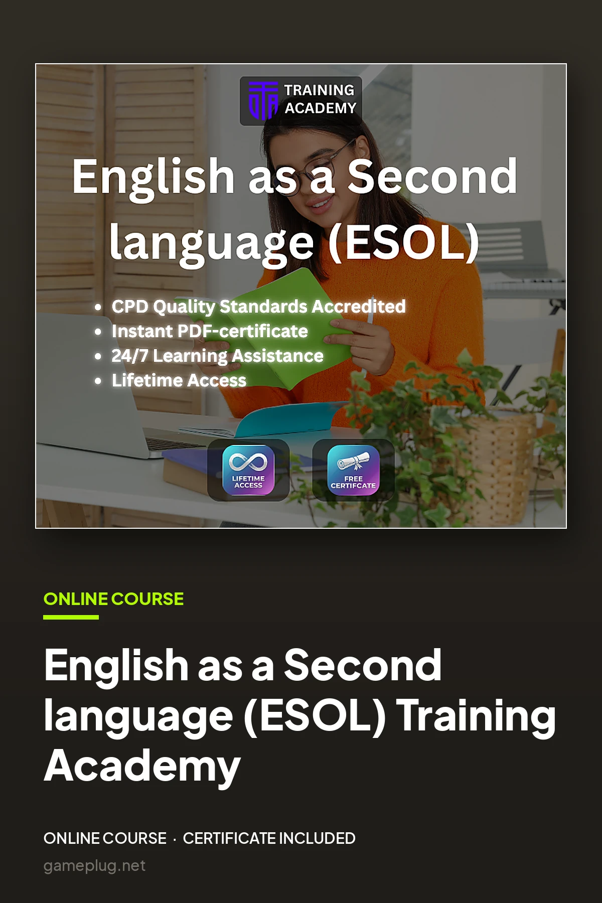 English as a Second language (ESOL) Course Online Training Academy