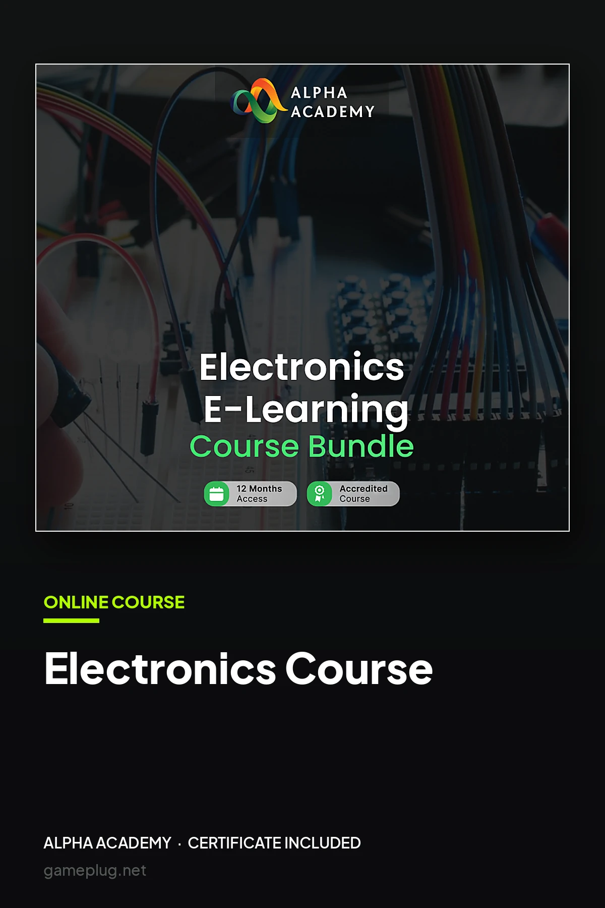 Electronics Course Bundle Alpha Academy Code